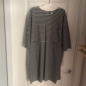 Old Navy 3x striped shift dress